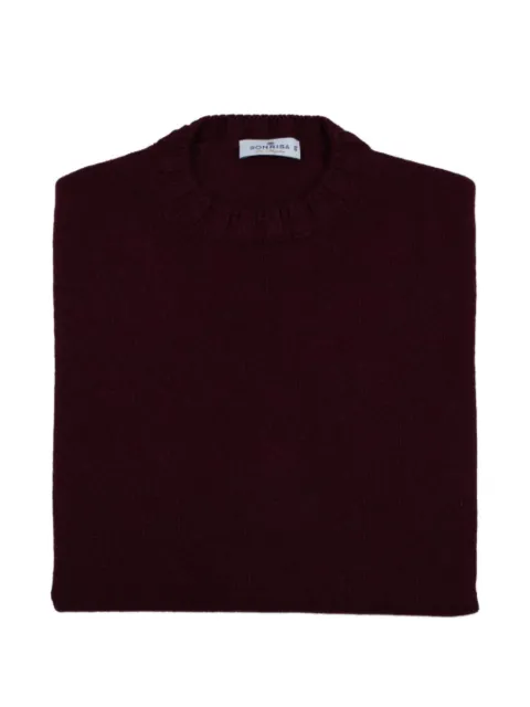 Sonrisa ribbed-trim wool sweater Red MGI01FLEECE