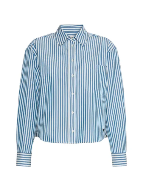Weekend Max Mara WKDPANETTO striped cotton shirt Blue 2625116101600