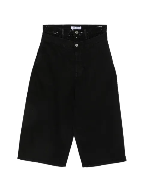 The Attico wide-leg cropped jeans Black 261WCP00324DDD104TR