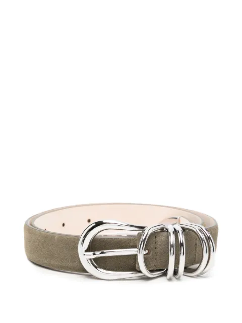 Déhanche Hollyhock buckle-fastening belt Green HOLLYHOCKSILVER