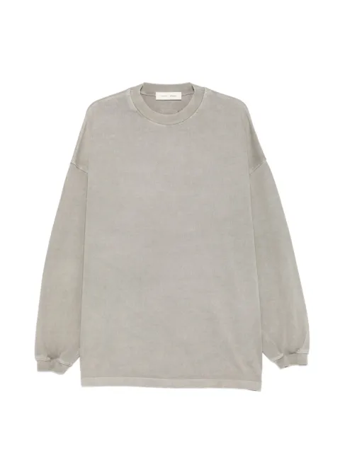 Fear Of God logo-patch long-sleeve sweatshirt Grey 125SP264342F