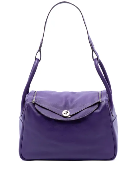 Hermès Pre-Owned 2011 Swift Lindy 34 satchel Purple JN8FACFZHQ6DUO4L