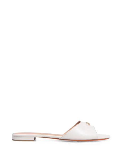 Santoni leather sandals White WHTY72111HD1NWLN