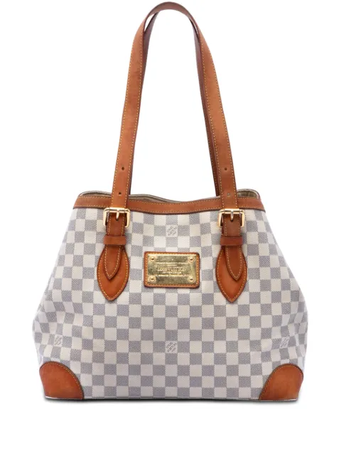 Louis Vuitton Pre-Owned 2008 Damier Azur Hampstead MM tote bag White J7X9Z6X2OD0UVJOK
