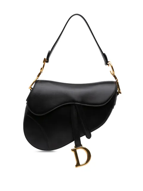 Christian Dior Pre-Owned 2019 Smooth Calfskin Saddle Bag shoulder bag Black GD7F24EBM62D20GZ