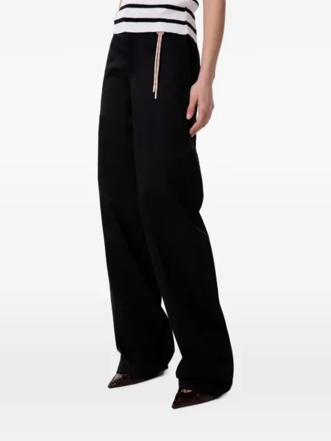 Gaëlle Paris straight-fit trousers Black GAABW09720