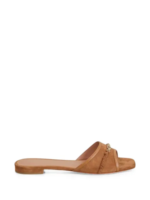 Santoni suede sandals Brown WHTY72129HD1NULD