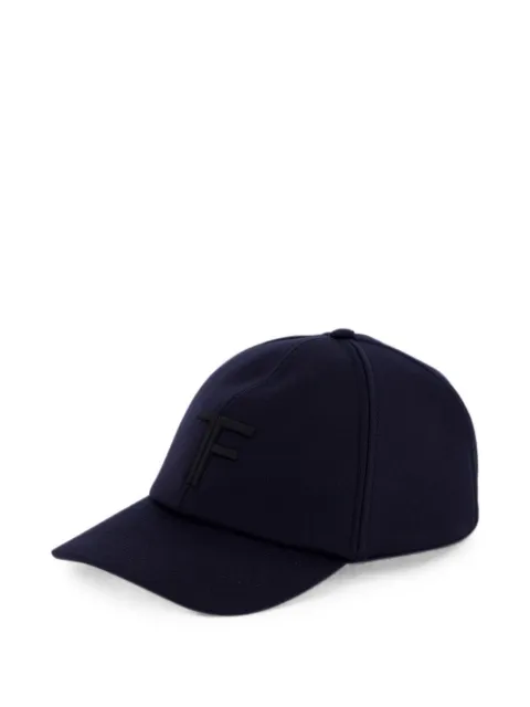 TOM FORD logo-embroidered baseball cap Blue MH005TCW003G