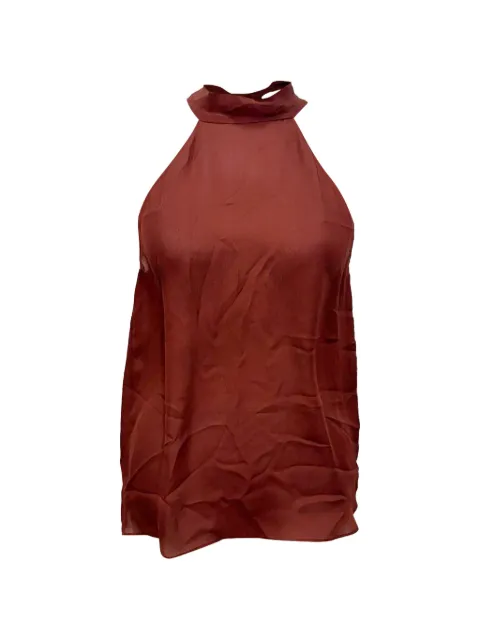 Nili Lotan Alla halterneck top Brown RFCPUGBCL756875W