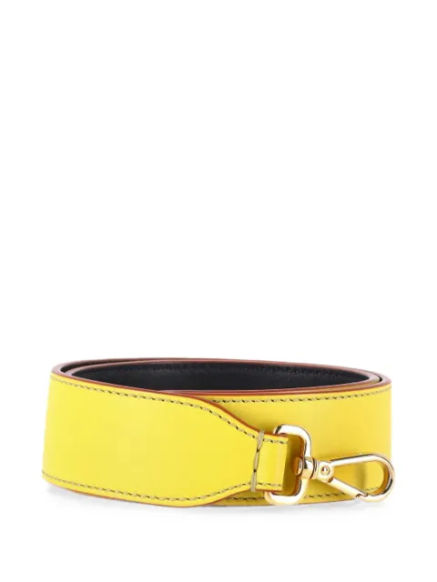Fendi Pre-Owned Vitello Dolce bag strap Yellow NAPPUGBOT457655W