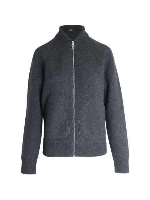Louis Vuitton Pre-Owned Forever embroidered bomber jacket Grey NAPPUGBCL283992W