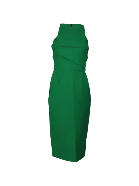 Rm By Roland Mouret Abserley waffle-knit midi dress Green NAPPUGBCL099991W