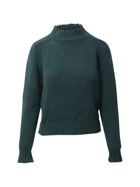 Celine Pre-Owned knitted turtleneck sweater Green NAPPUGBCL141001W