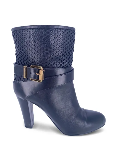 Sergio Rossi Vintage buckled ankle boots Black NAPPUGBSH085123W