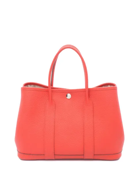 Hermès Pre-Owned 2016 Negonda Garden Party 30 tote bag Red BJOYCAWSZ33LC3O9