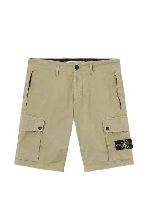 Stone Island Compass-patch cargo shorts Neutrals L2S15L100019S0A10