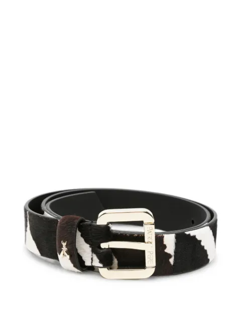 Patrizia Pepe zebra-print belt White 8W8684L056