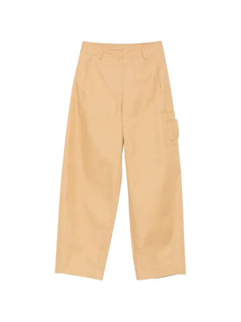 Patrizia Pepe utility straight-leg trousers Yellow 8P0362C7996B897