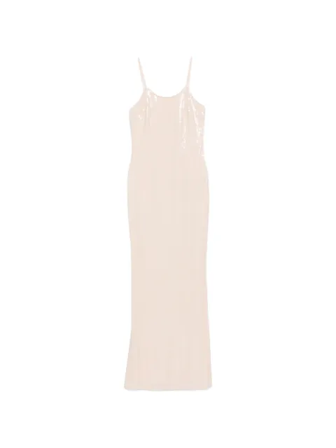 Patrizia Pepe sequin-embellished maxi dress Pink 8A0434J326M568
