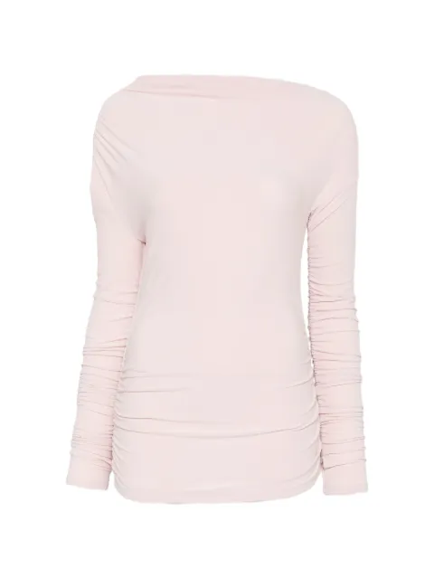 Patrizia Pepe draped off-shoulder top Pink 8M0169J015M568