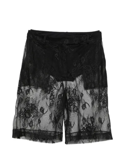 Patrizia Pepe lace bermuda shorts Black 8P0633J0050K103