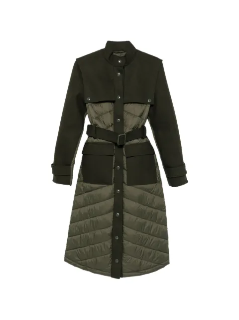 Patrizia Pepe quilted panelled coat Green 8O0053C7998G639