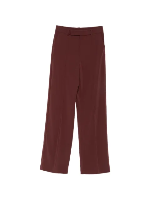 Patrizia Pepe tailored straight-leg trousers Brown 8P0613A6F5B887