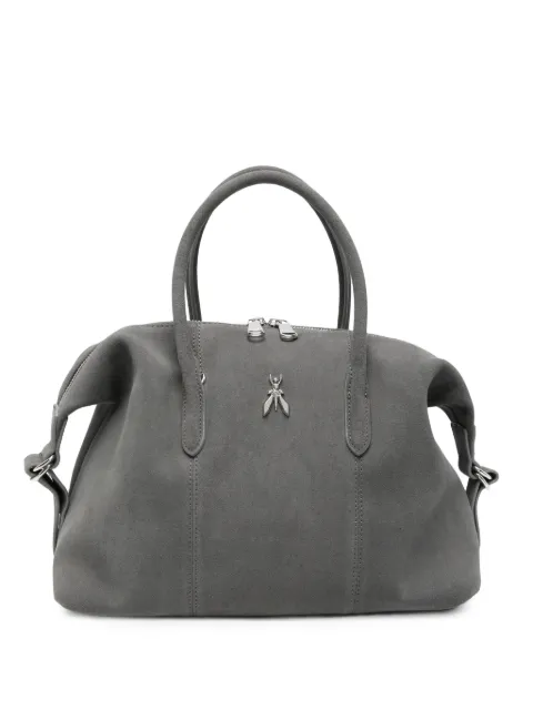 Patrizia Pepe New Business suede tote bag Grey 2B0145L152