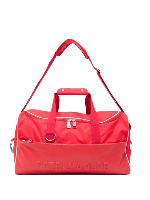 Patrizia Pepe logo-embossed holdall bag Red 8B0029V0000
