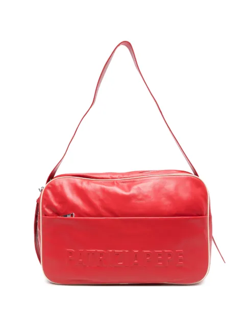 Patrizia Pepe logo-embossed cross body bag Red 8B0021L0006