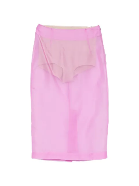 Patrizia Pepe organza skirt Pink 8G0436C0240M570