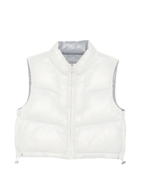 Patrizia Pepe reversible padded vest Grey 8F0069A503S795