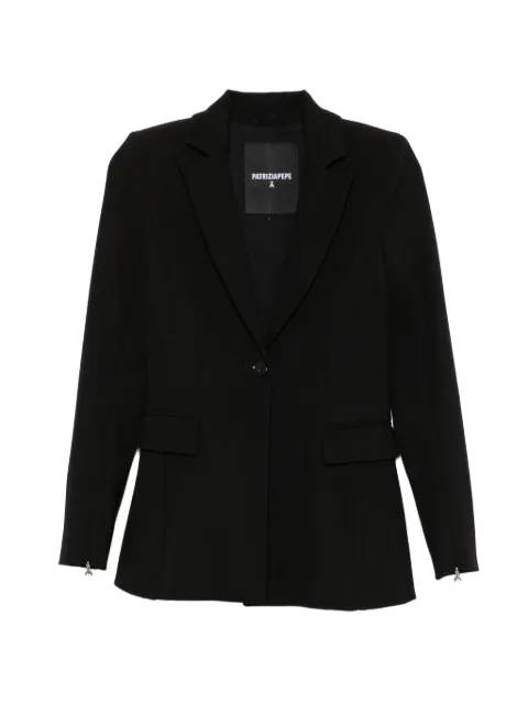 Patrizia Pepe slim-fit stretch blazer Black 8S0087C8001