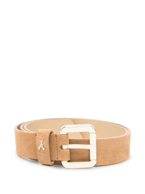 Patrizia Pepe buckle-fastening suede belt Neutrals 8W8684L152