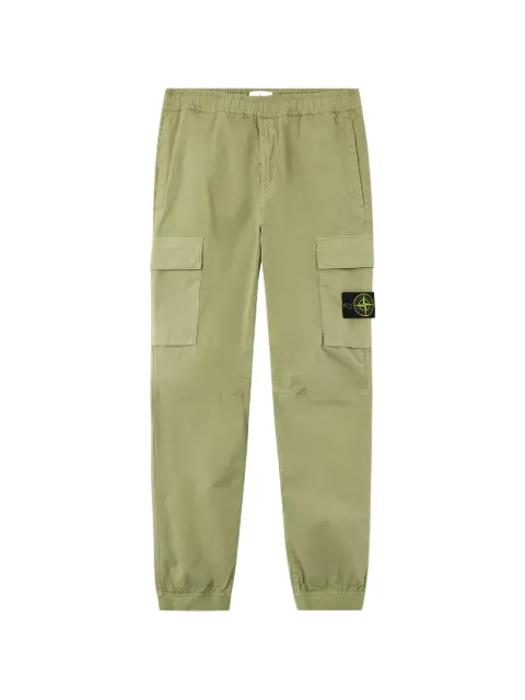 Stone Island logo-patch cargo pants Green L2S153100031S0A10
