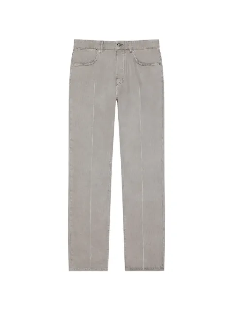 Givenchy straight fit grey jeans with folded effect Grey BM51NSS18F