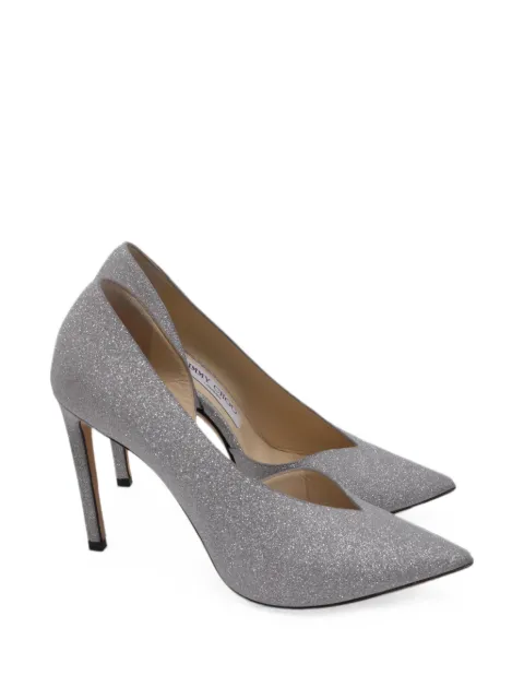 Jimmy Choo Pre-Owned Sophia pointed-toe pumps Silver RFCPUUSSH749404W
