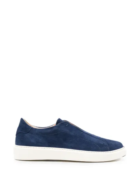 Eleventy suede slip-on sneakers Blue N77SCAN01SCA0N001