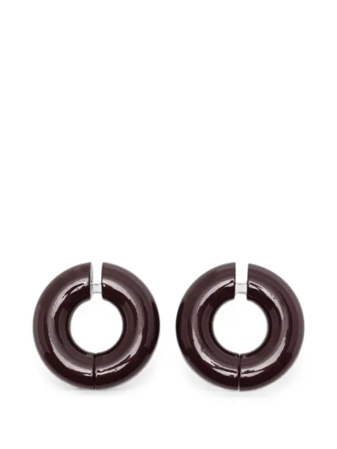 Uncommon Matters Strato hoop earrings Brown TBOEA14DEEPBROWN