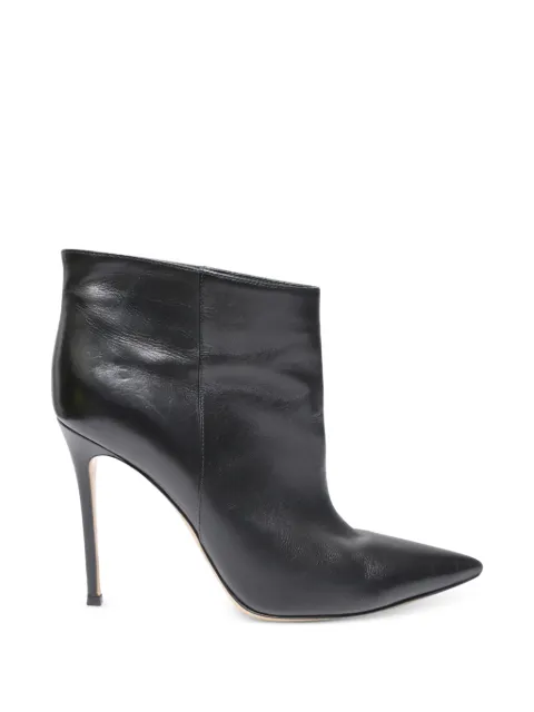Gianvito Rossi pointed-toe side-zip ankle boots Black NAPPUGBSH107079W