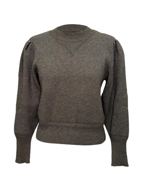 Isabel Marant Vintage Kelaya puffed-sleeve sweater Grey RFCPUGBCL756893W
