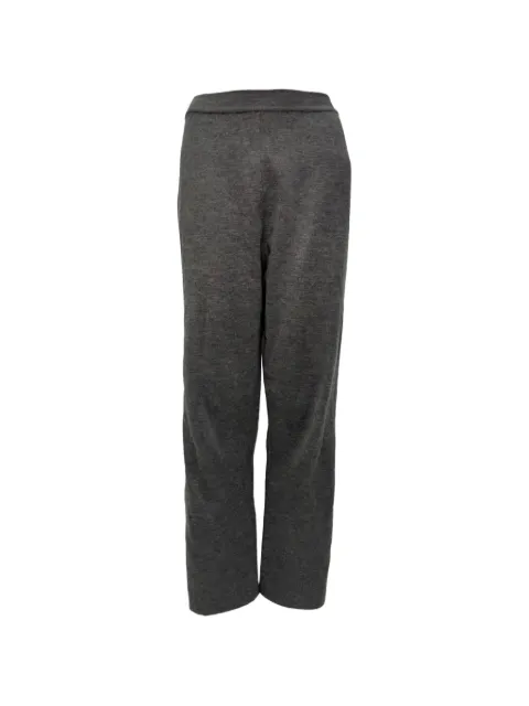 Loro Piana Pre-Owned straight-leg lounge trousers Grey RFCPUGBCL755232W