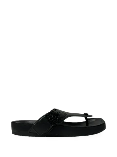 Loewe Pre-Owned Ease embellished slippers Black RFCPUGBSH756493W