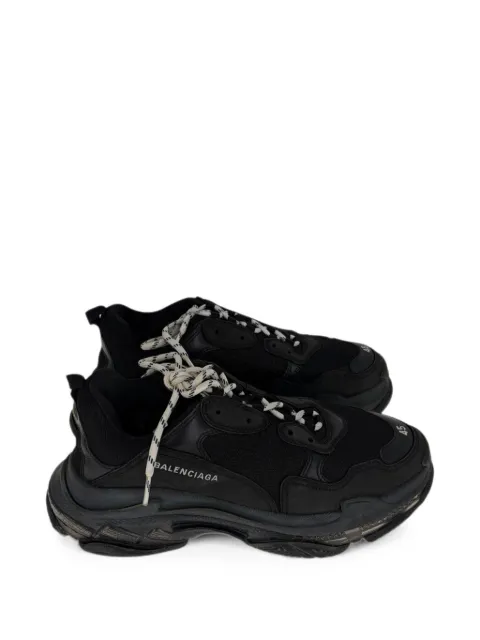 Balenciaga Pre-Owned Triple S Clear Sole sneakers Black RFCPUGBSH758570M