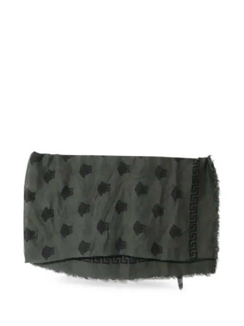 Versace Pre-Owned Medusa meander scarf Grey NAPPUGBJE161322W