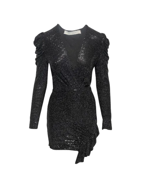 IRO sequinned ruched dress Black NAPPUGBCL081799W
