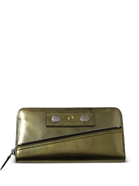 Alexander McQueen Pre-Owned studded zip-around wallet Gold NAPPUGBBA127560W