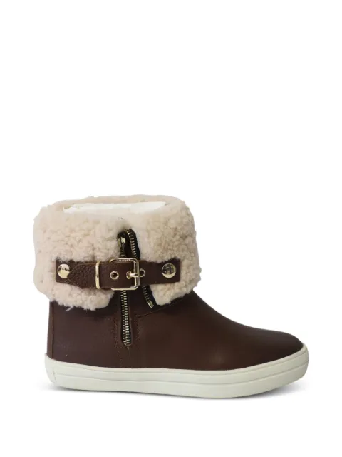 Burberry Pre-Owned Skillman buckle-strap ankle boots Brown TONPUGBSH170003W