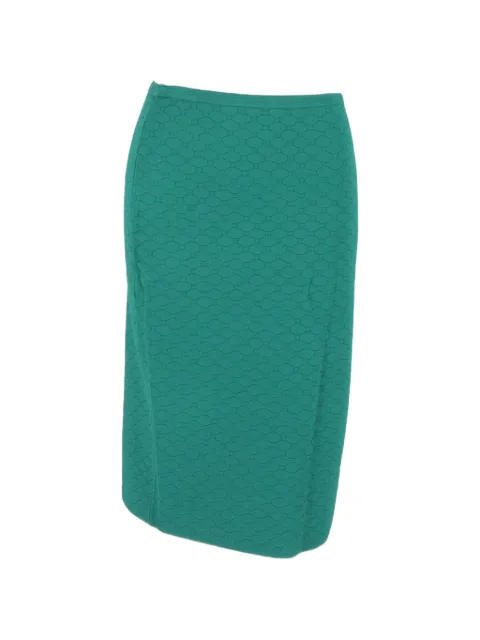 Diane Von Furstenberg Vintage patterned midi skirt Green NAPPUGBCL468153W