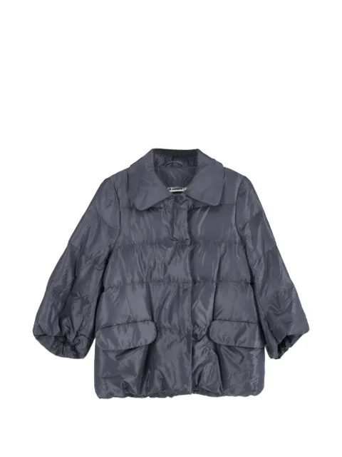 Jil Sander Pre-Owned quilted high-neck jacket Grey NAPPUGBCL443840W